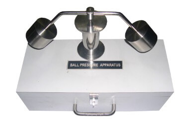 Ball Pressure Test Apparatus